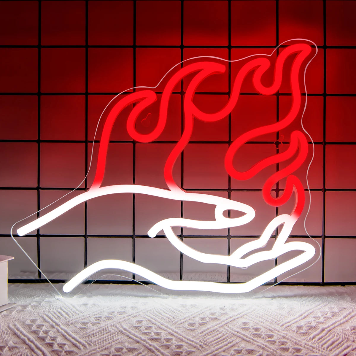 FIRE HANDネオンサイン